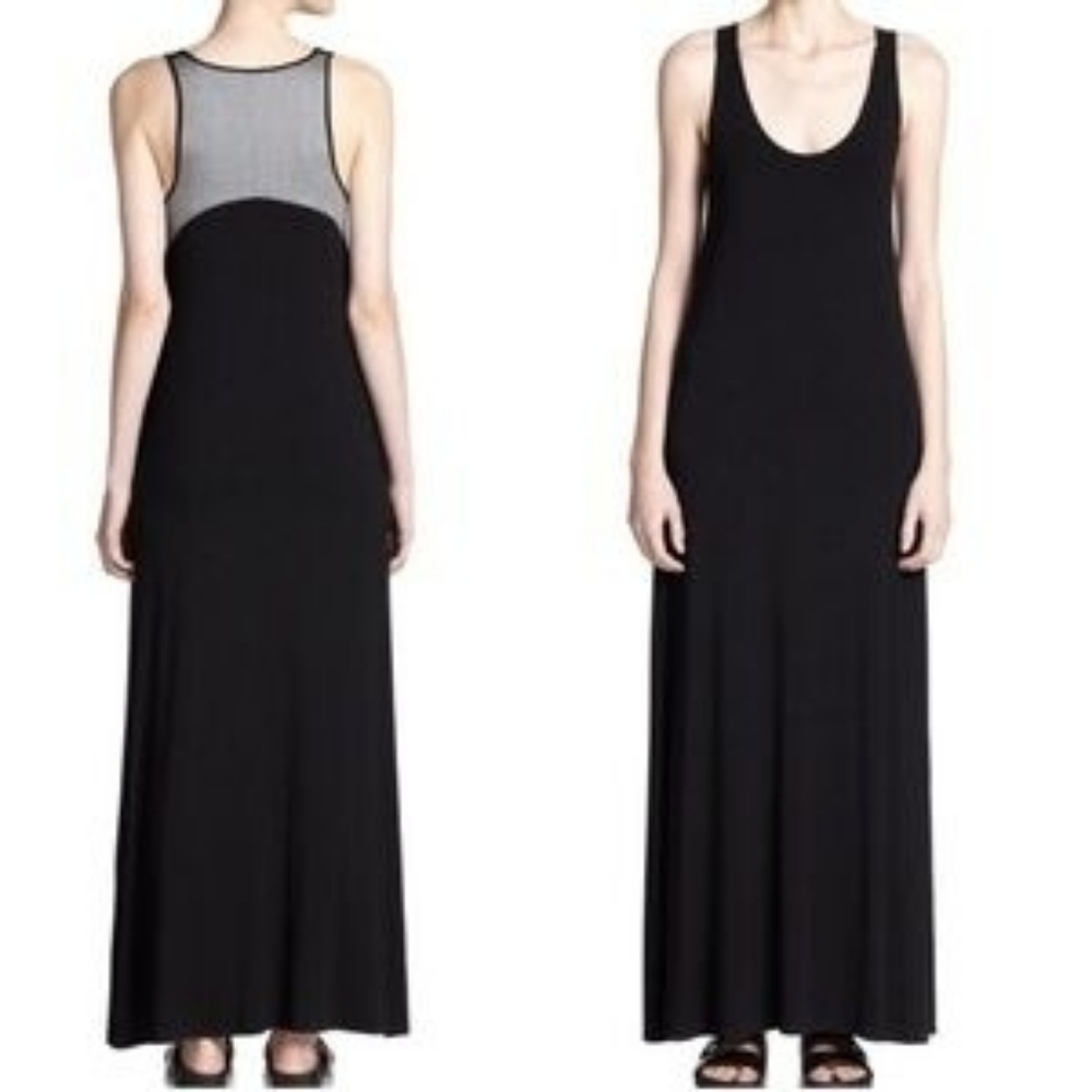 L NWT Vince Sleeveless Jersey Maxi Dress